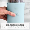 image:imageMarthaStewart ElectricCoffee amp Spice GrinderDual 25oz RemovableBowls StorageLidsStainless Steel BladesOne Touch Pulse Control2in1CompactBeans amp Spices Herbsamp Nuts Linen CreamSky Blue
